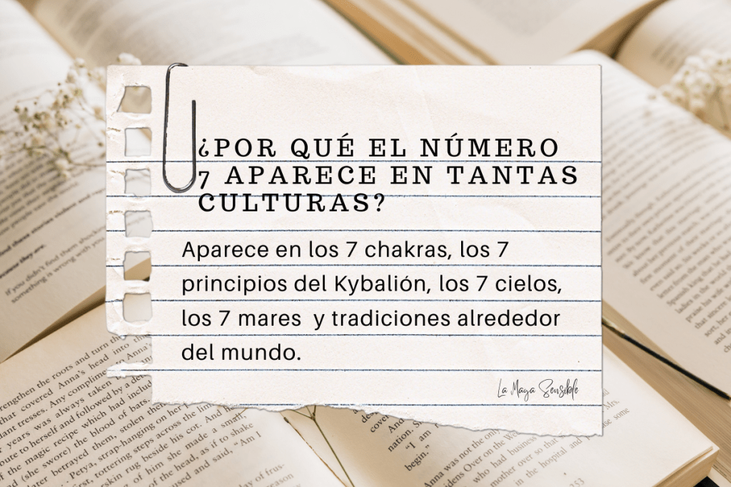 ¿Por qué el número 7 aparece en tantas culturas?